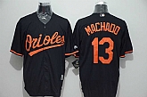Baltimore Orioles #13 Manny Machado Black New Cool Base Stitched Baseball Jersey,baseball caps,new era cap wholesale,wholesale hats
